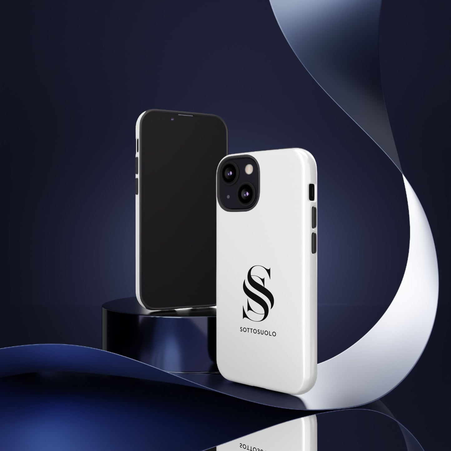 Sleek Phone Case with Monogram, Tough Phone Cover, Customizable Cases, Stylish Gadget Accessory, Gift for Tech Lovers, Modern Design