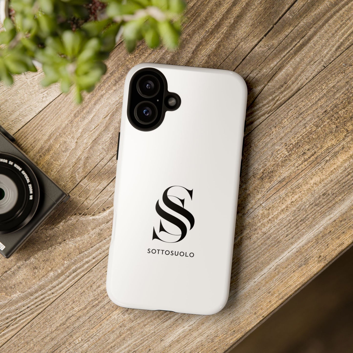 Sleek Phone Case with Monogram, Tough Phone Cover, Customizable Cases, Stylish Gadget Accessory, Gift for Tech Lovers, Modern Design