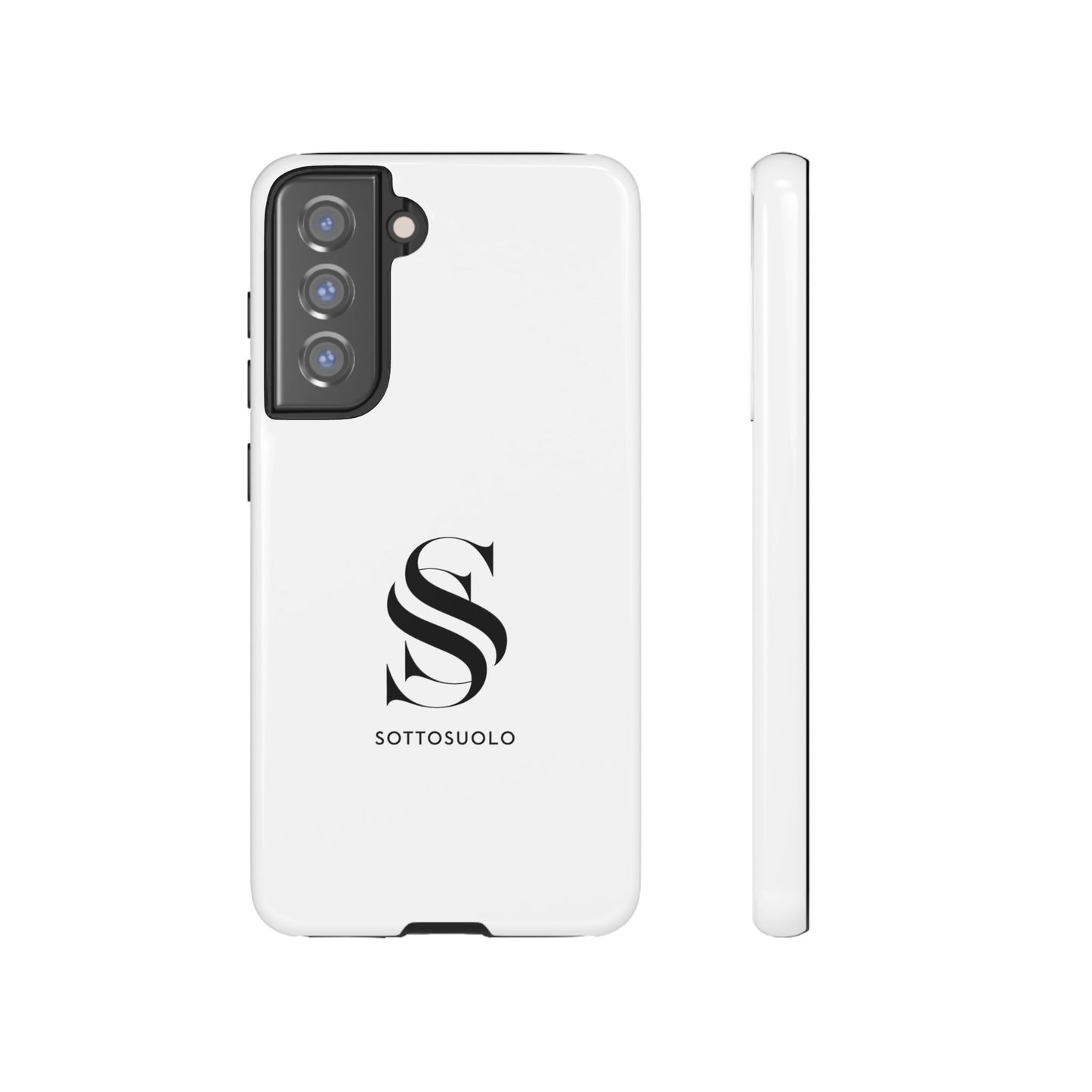 Sleek Phone Case with Monogram, Tough Phone Cover, Customizable Cases, Stylish Gadget Accessory, Gift for Tech Lovers, Modern Design
