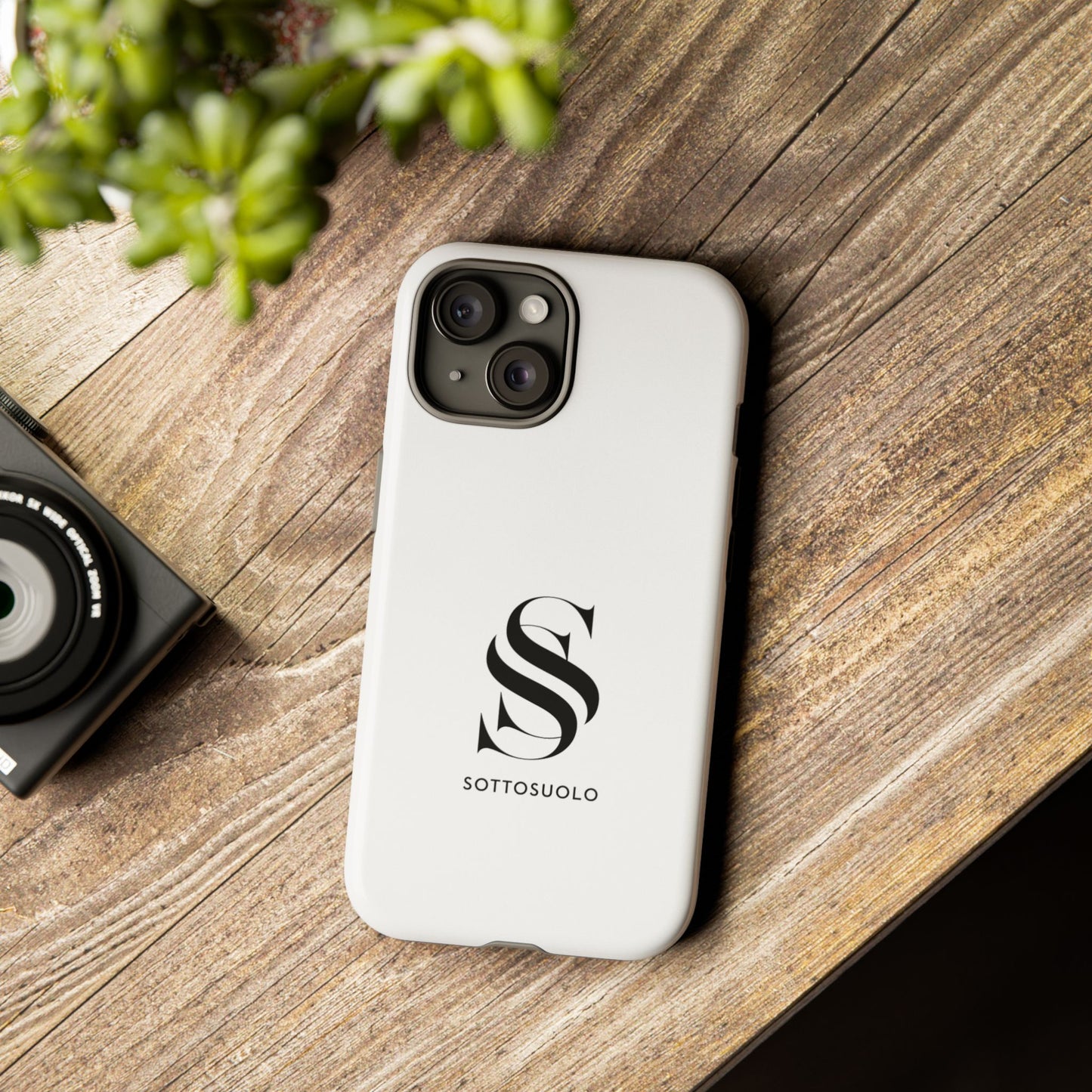 Sleek Phone Case with Monogram, Tough Phone Cover, Customizable Cases, Stylish Gadget Accessory, Gift for Tech Lovers, Modern Design