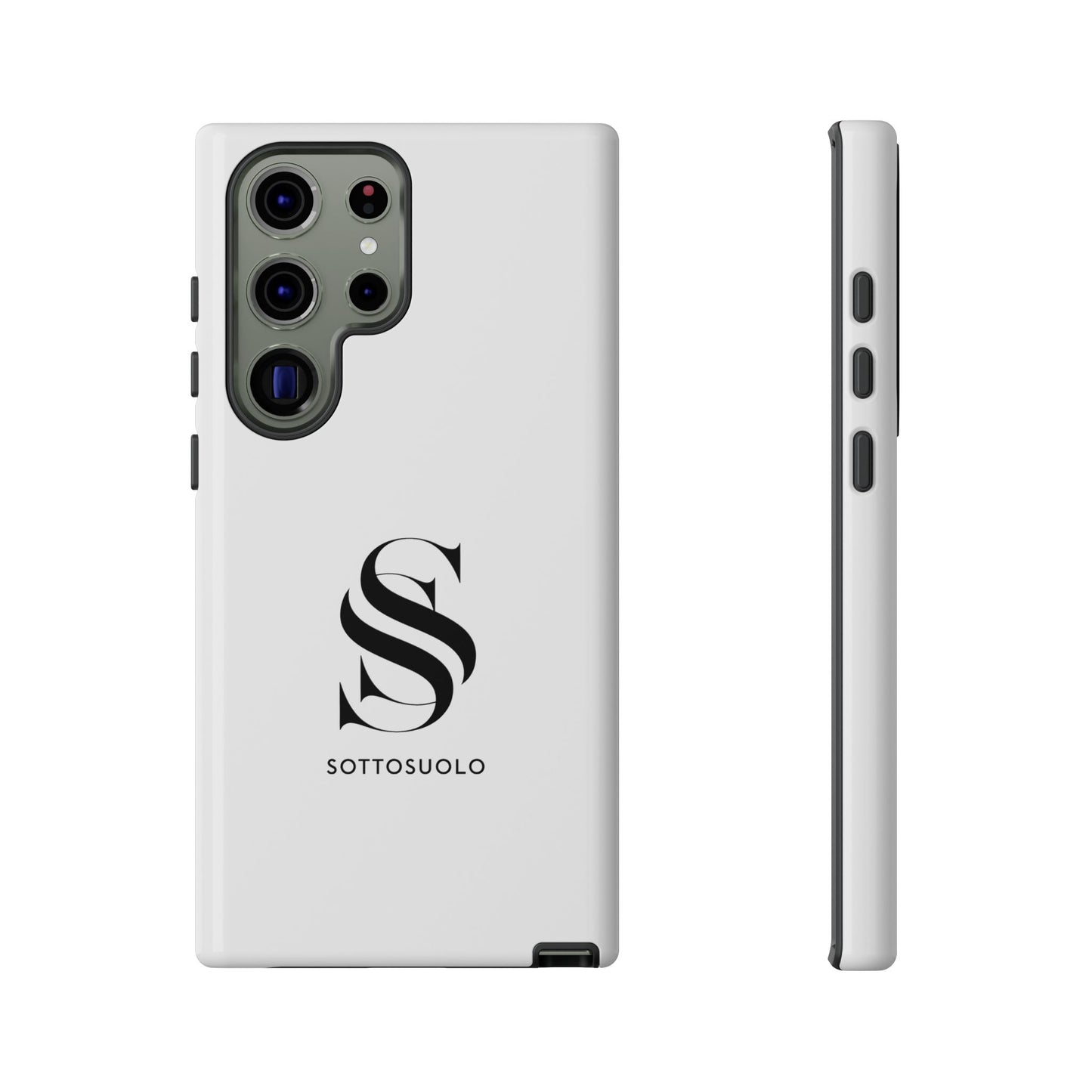 Sleek Phone Case with Monogram, Tough Phone Cover, Customizable Cases, Stylish Gadget Accessory, Gift for Tech Lovers, Modern Design