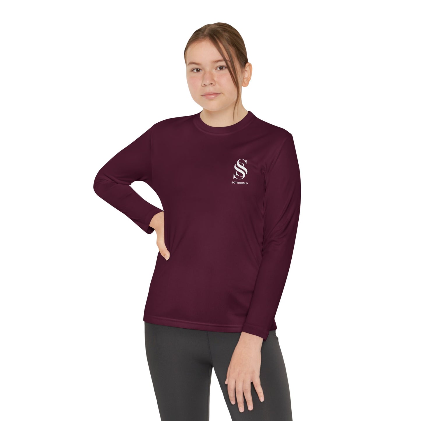 Youth Long Sleeve Competitor Tee - Perfect for Sports, Casual Wear, Active Lifestyle, Gift for Kids, Outdoor Adventures