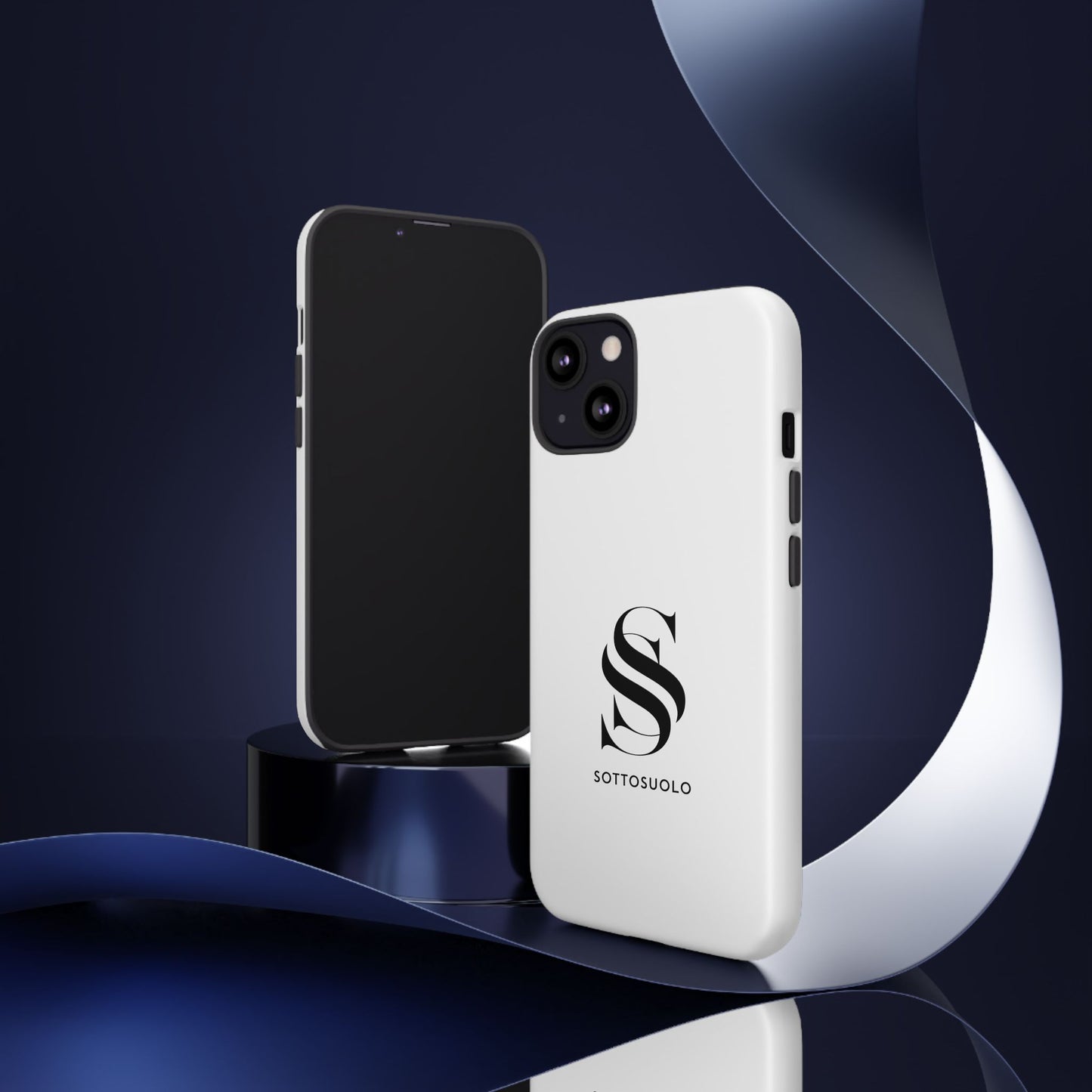 Sleek Phone Case with Monogram, Tough Phone Cover, Customizable Cases, Stylish Gadget Accessory, Gift for Tech Lovers, Modern Design