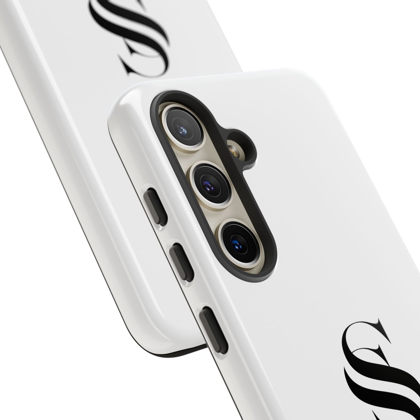 Sleek Phone Case with Monogram, Tough Phone Cover, Customizable Cases, Stylish Gadget Accessory, Gift for Tech Lovers, Modern Design