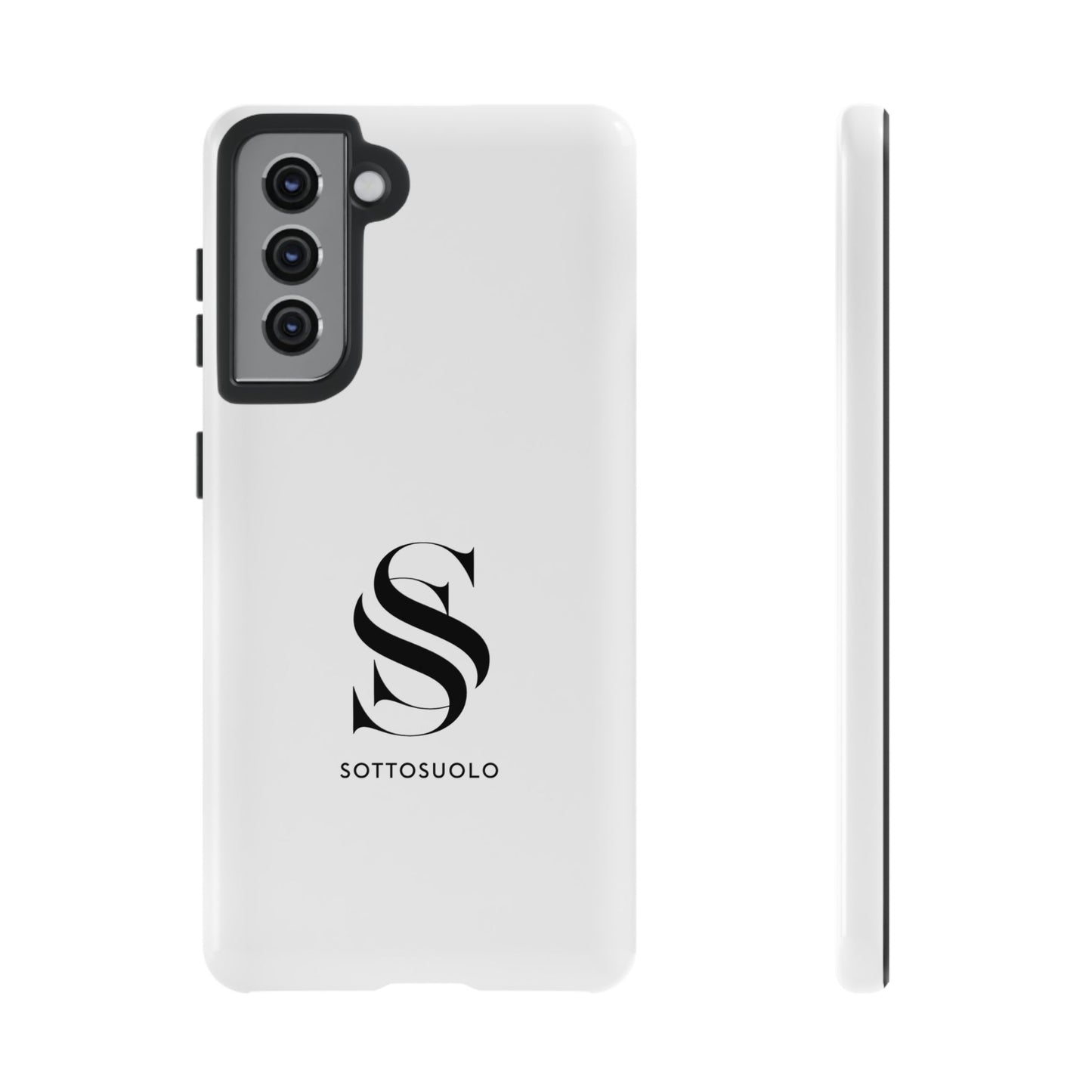 Sleek Phone Case with Monogram, Tough Phone Cover, Customizable Cases, Stylish Gadget Accessory, Gift for Tech Lovers, Modern Design