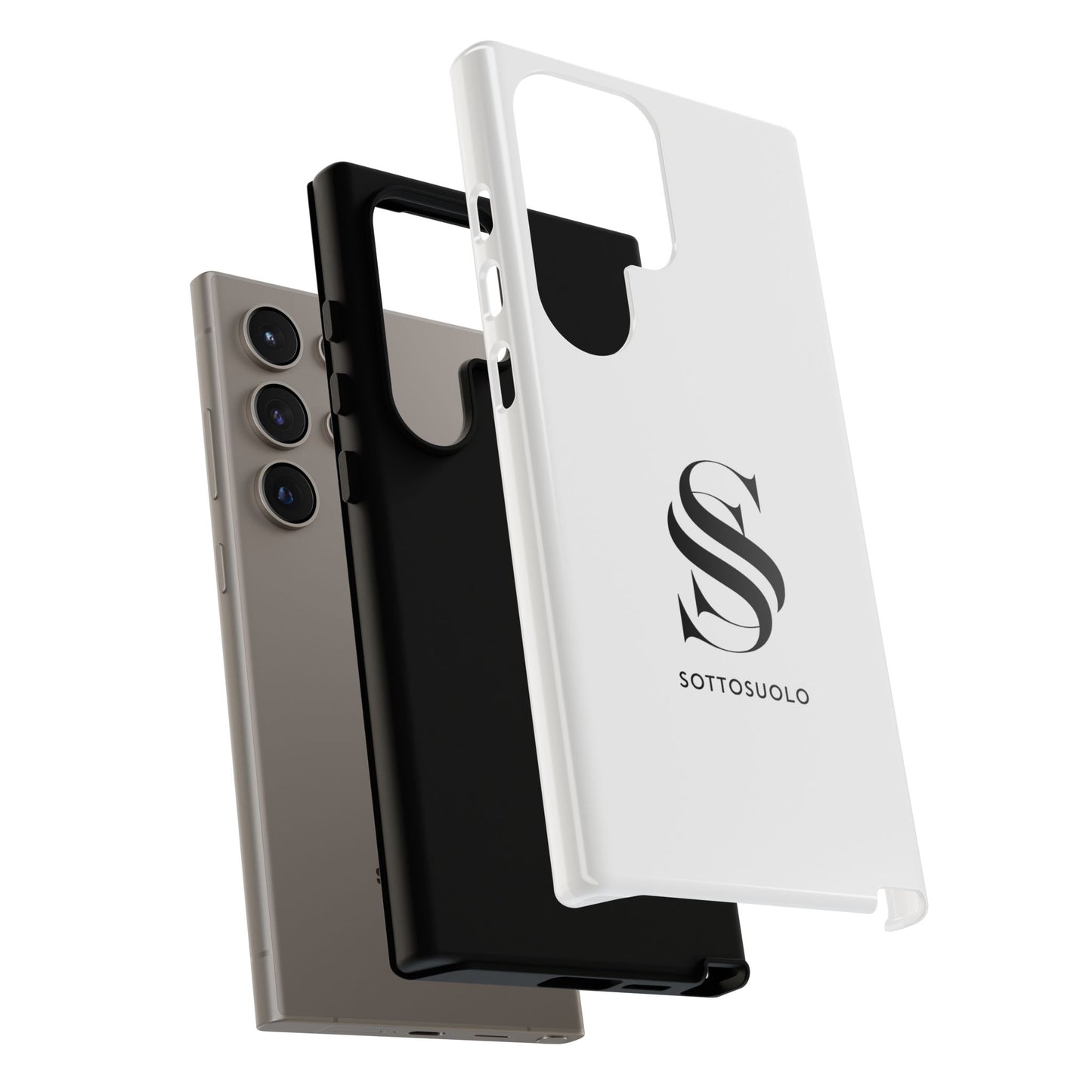 Sleek Phone Case with Monogram, Tough Phone Cover, Customizable Cases, Stylish Gadget Accessory, Gift for Tech Lovers, Modern Design