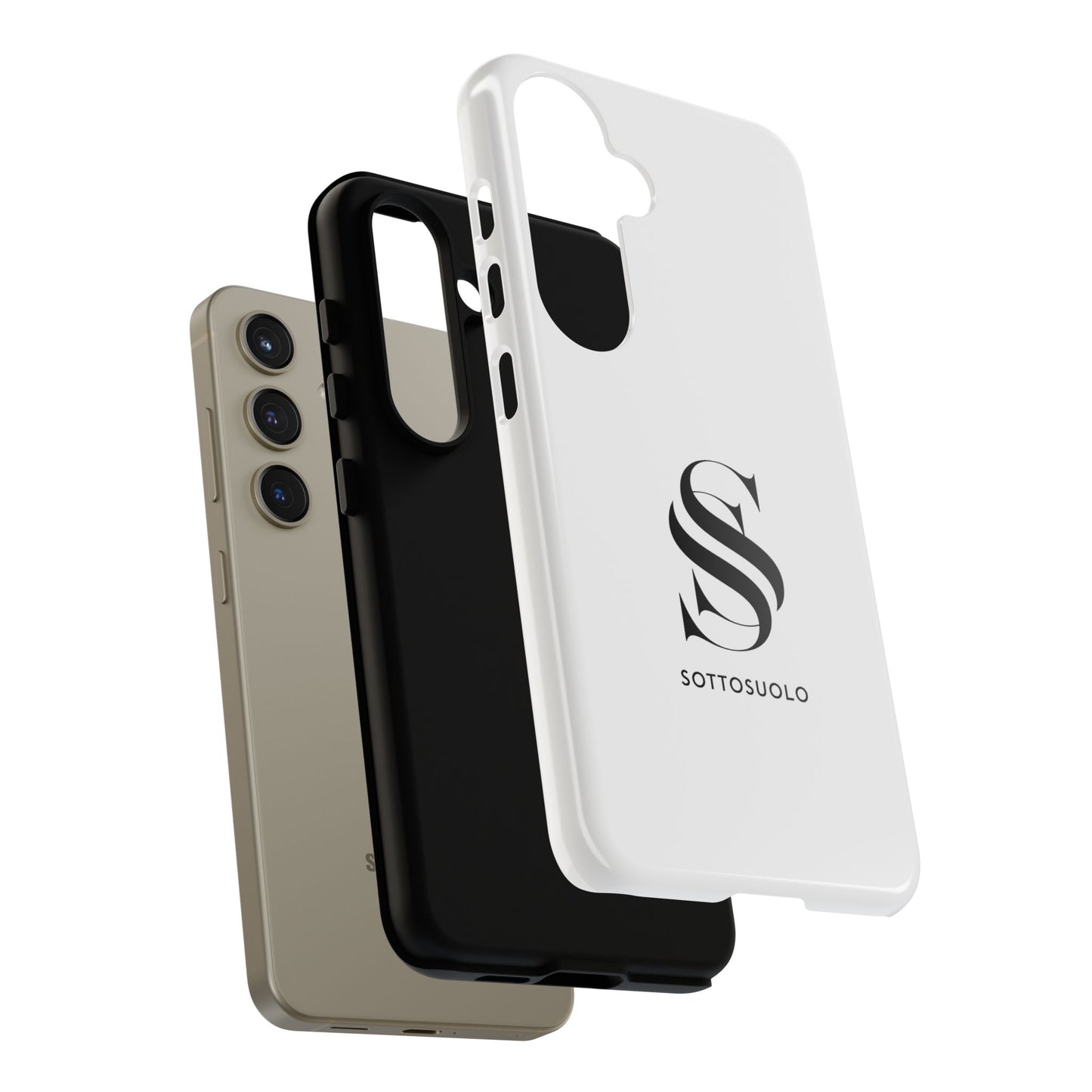 Sleek Phone Case with Monogram, Tough Phone Cover, Customizable Cases, Stylish Gadget Accessory, Gift for Tech Lovers, Modern Design