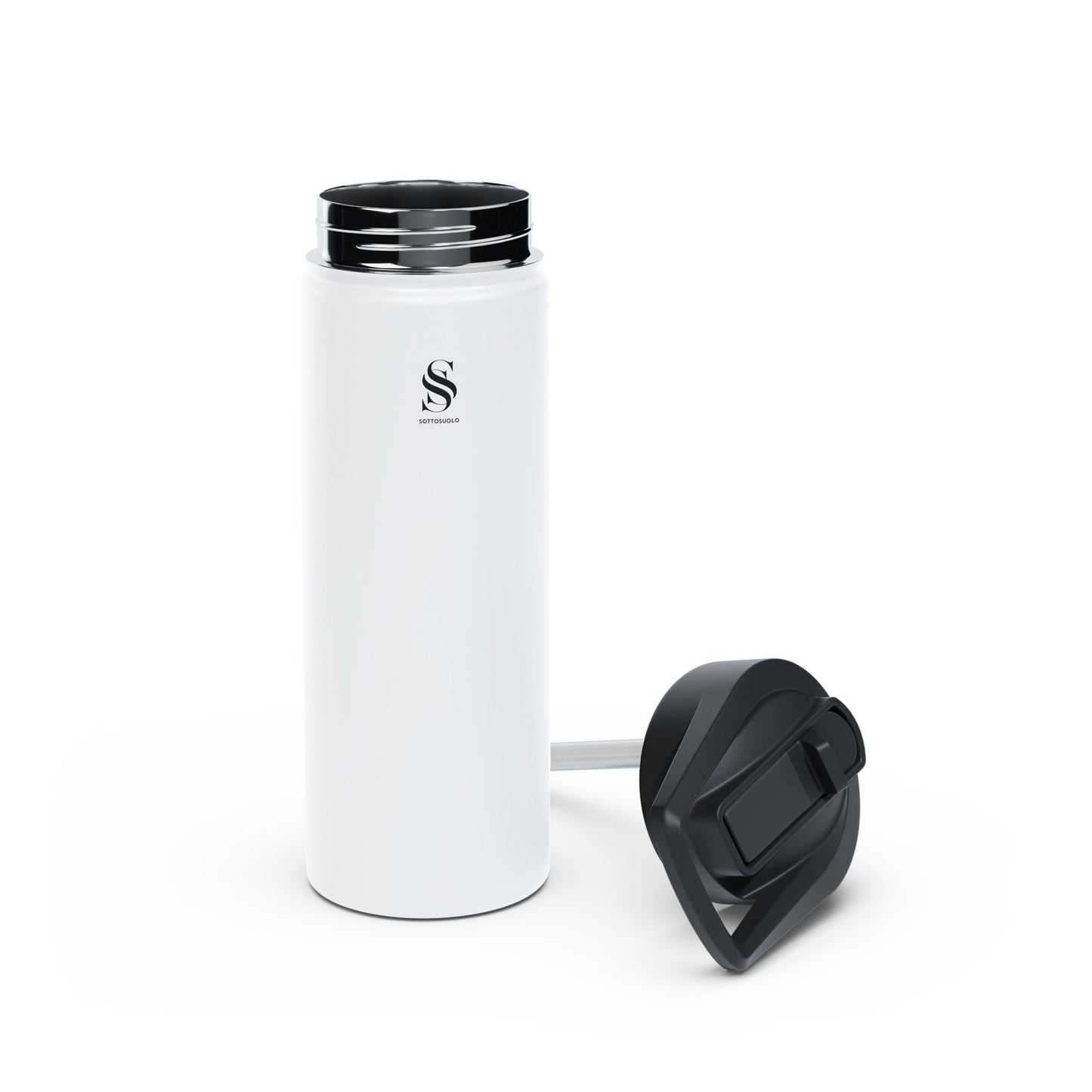 Stylish Stainless Steel Water Bottle, Travel Mug, Eco-Friendly Drinkware, Gift for Fitness Enthusiasts, Personalized Hydration Bottle