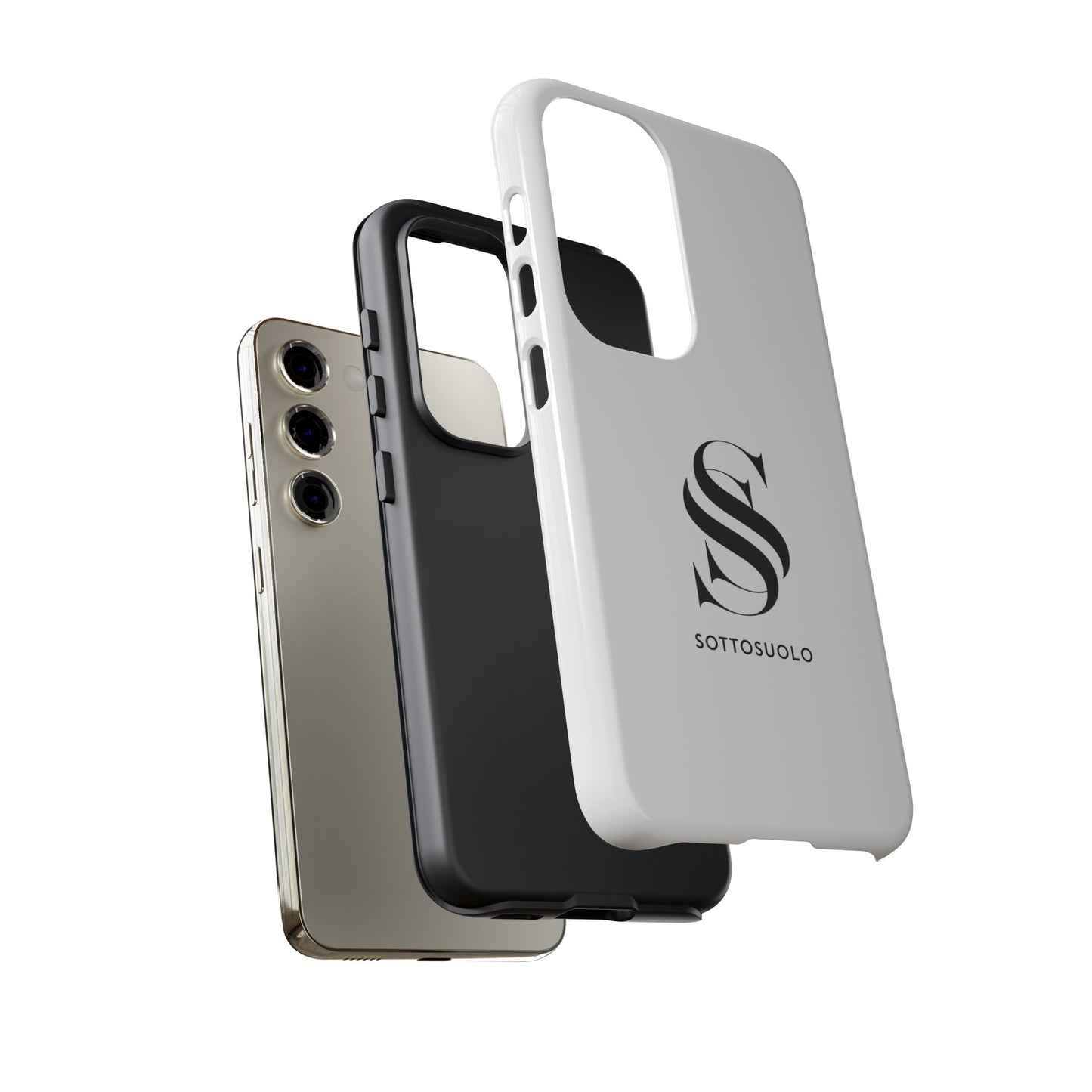Sleek Phone Case with Monogram, Tough Phone Cover, Customizable Cases, Stylish Gadget Accessory, Gift for Tech Lovers, Modern Design