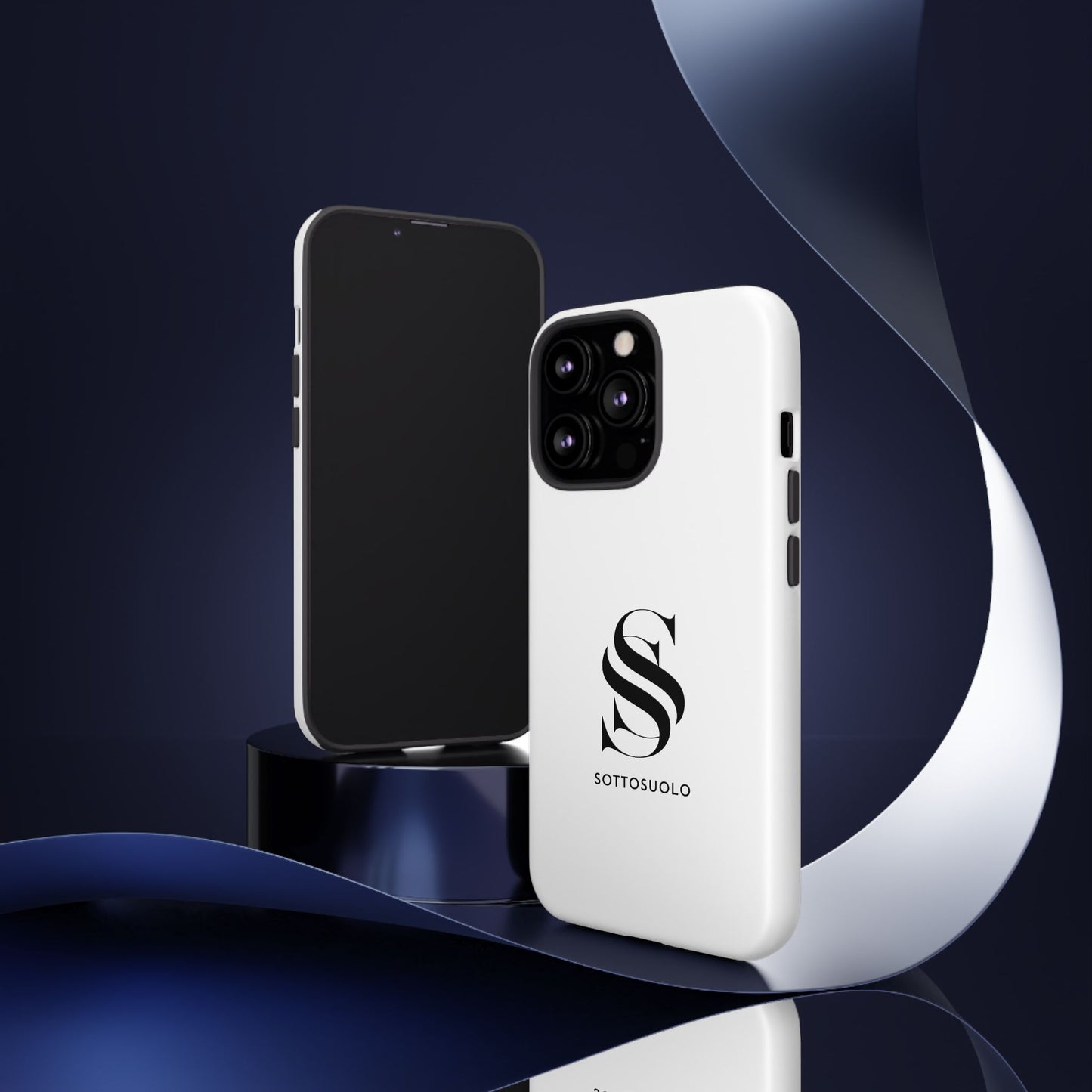 Sleek Phone Case with Monogram, Tough Phone Cover, Customizable Cases, Stylish Gadget Accessory, Gift for Tech Lovers, Modern Design