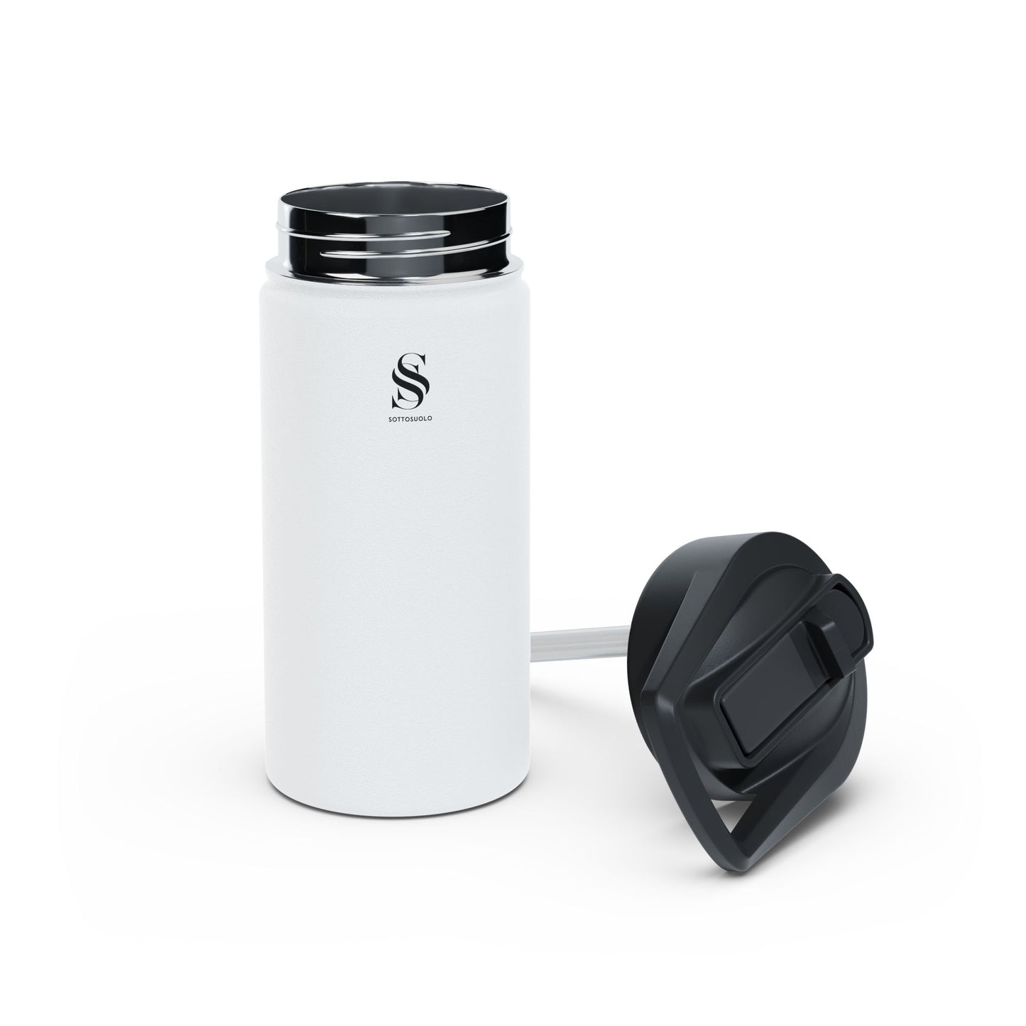 Stylish Stainless Steel Water Bottle, Travel Mug, Eco-Friendly Drinkware, Gift for Fitness Enthusiasts, Personalized Hydration Bottle