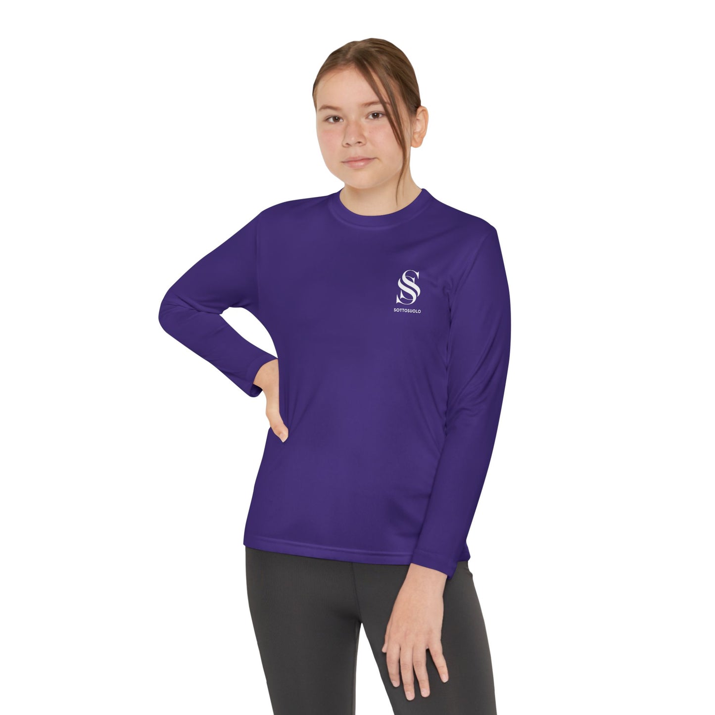 Youth Long Sleeve Competitor Tee - Perfect for Sports, Casual Wear, Active Lifestyle, Gift for Kids, Outdoor Adventures