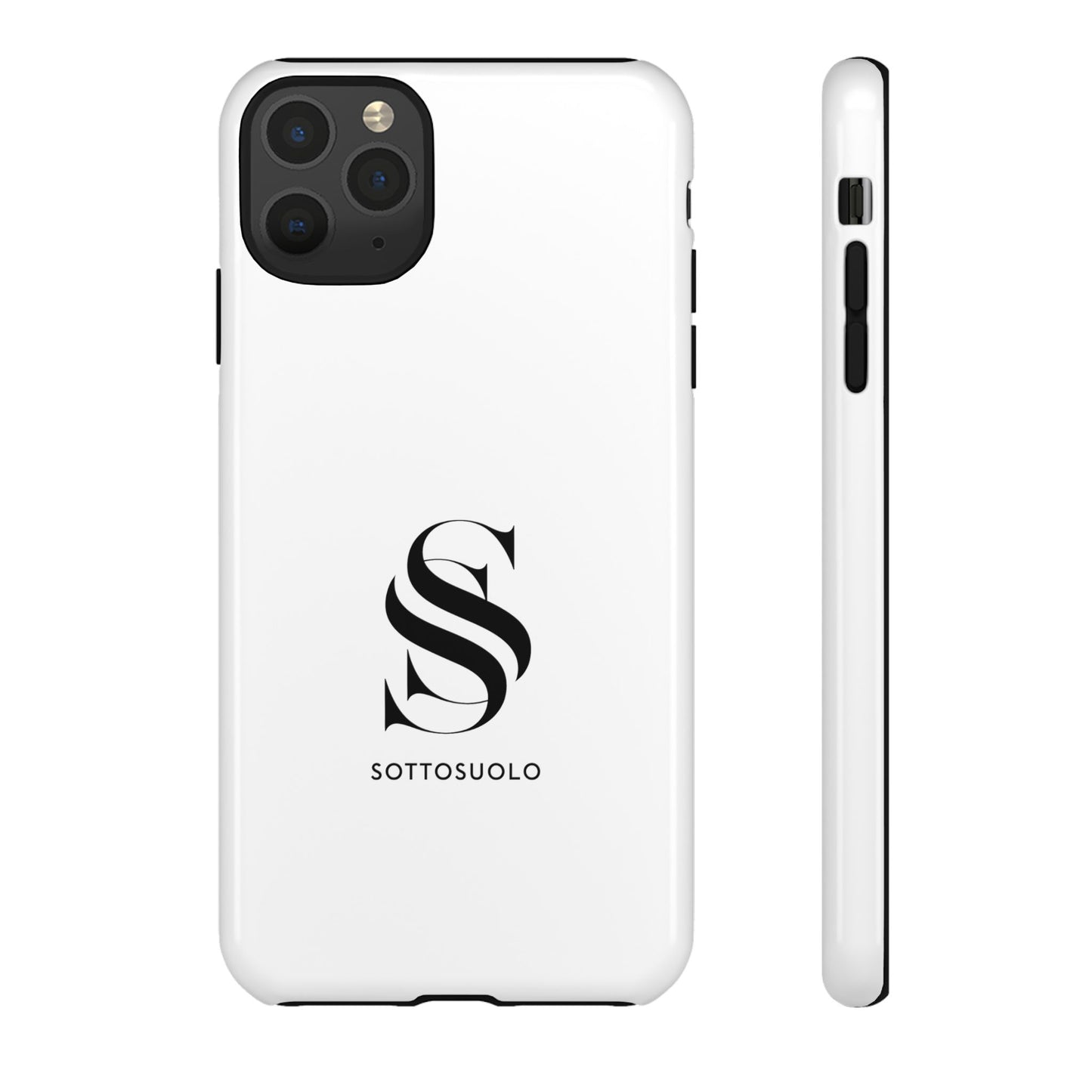 Sleek Phone Case with Monogram, Tough Phone Cover, Customizable Cases, Stylish Gadget Accessory, Gift for Tech Lovers, Modern Design