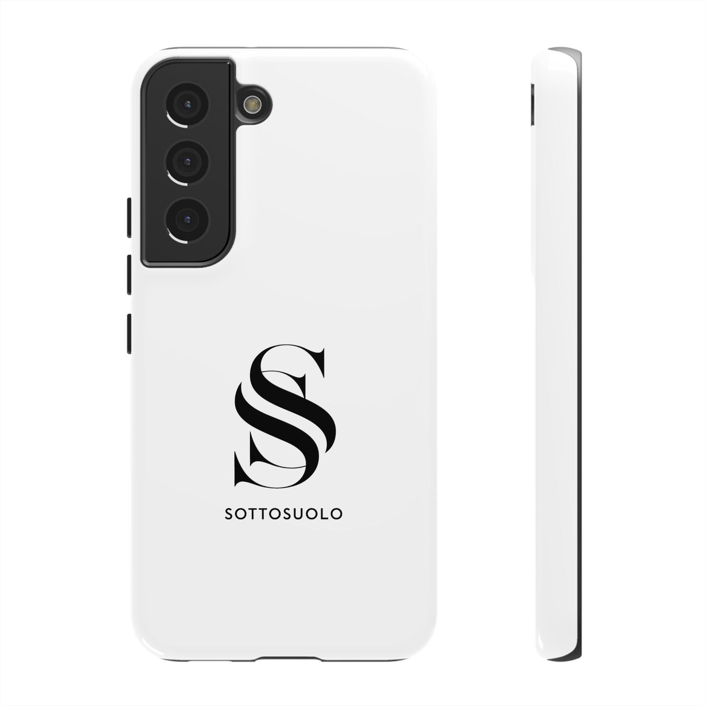 Sleek Phone Case with Monogram, Tough Phone Cover, Customizable Cases, Stylish Gadget Accessory, Gift for Tech Lovers, Modern Design