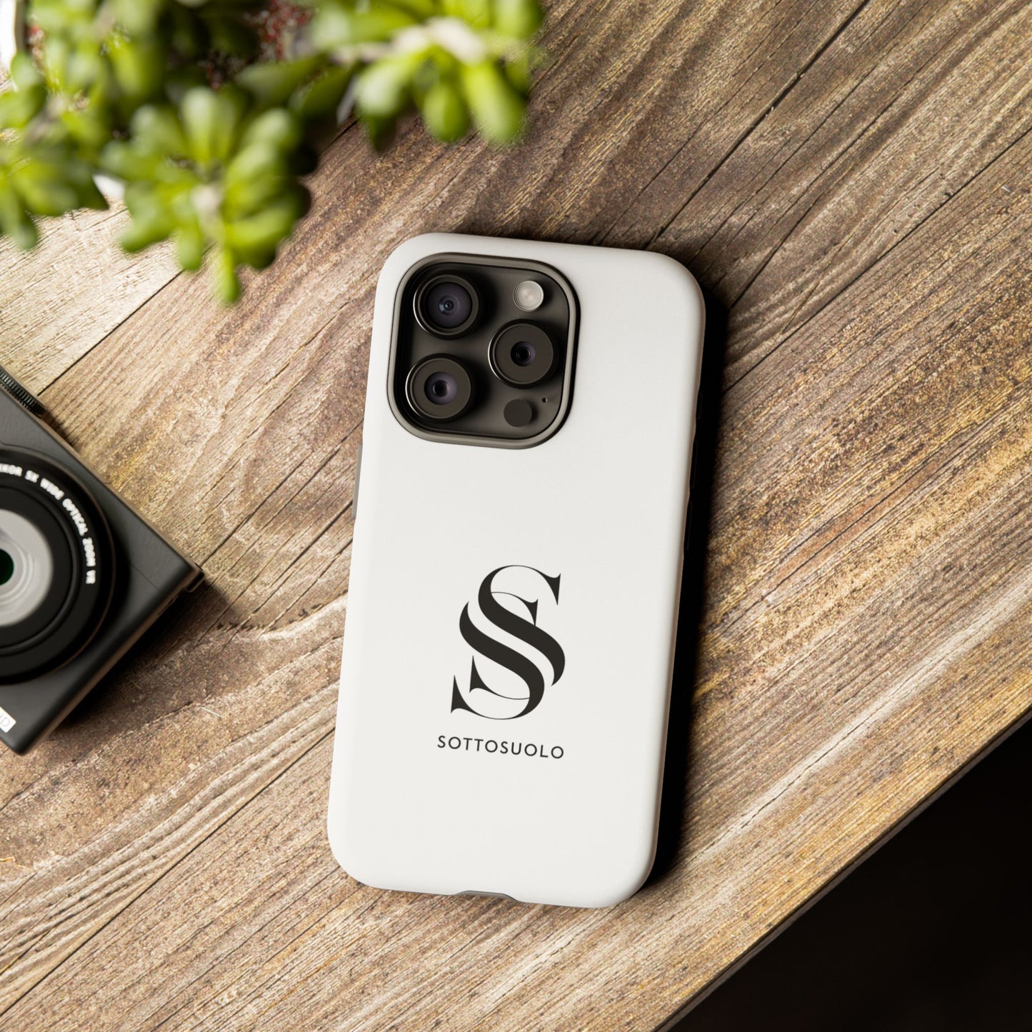 Sleek Phone Case with Monogram, Tough Phone Cover, Customizable Cases, Stylish Gadget Accessory, Gift for Tech Lovers, Modern Design