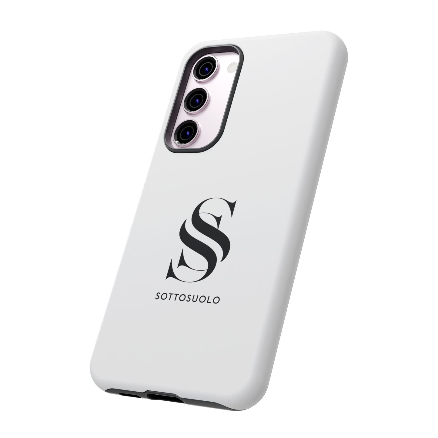 Sleek Phone Case with Monogram, Tough Phone Cover, Customizable Cases, Stylish Gadget Accessory, Gift for Tech Lovers, Modern Design
