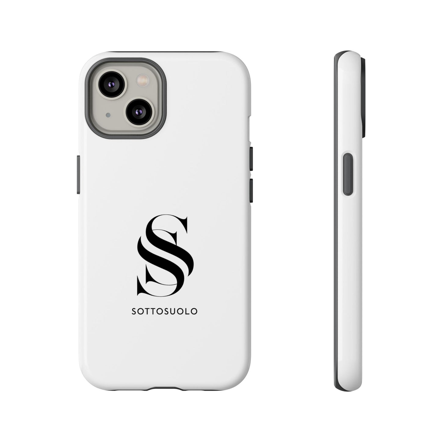 Sleek Phone Case with Monogram, Tough Phone Cover, Customizable Cases, Stylish Gadget Accessory, Gift for Tech Lovers, Modern Design