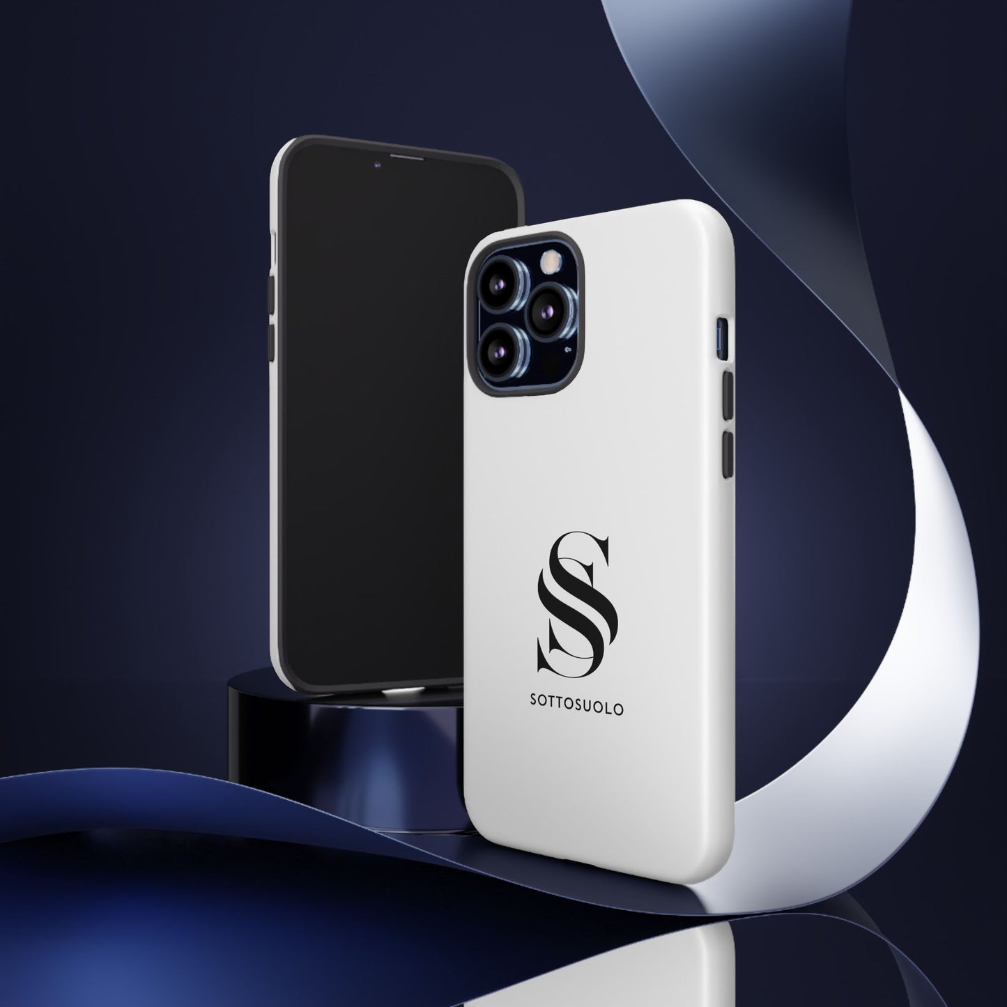 Sleek Phone Case with Monogram, Tough Phone Cover, Customizable Cases, Stylish Gadget Accessory, Gift for Tech Lovers, Modern Design