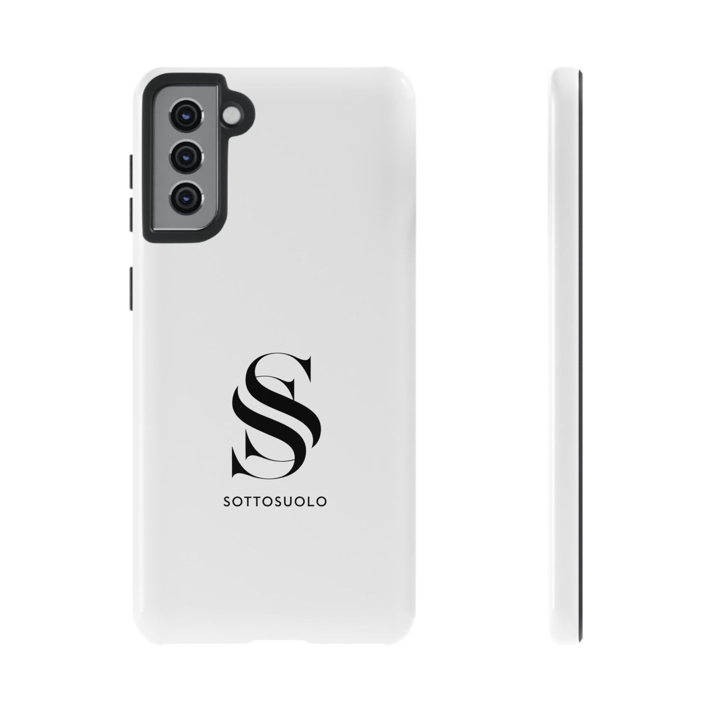 Sleek Phone Case with Monogram, Tough Phone Cover, Customizable Cases, Stylish Gadget Accessory, Gift for Tech Lovers, Modern Design
