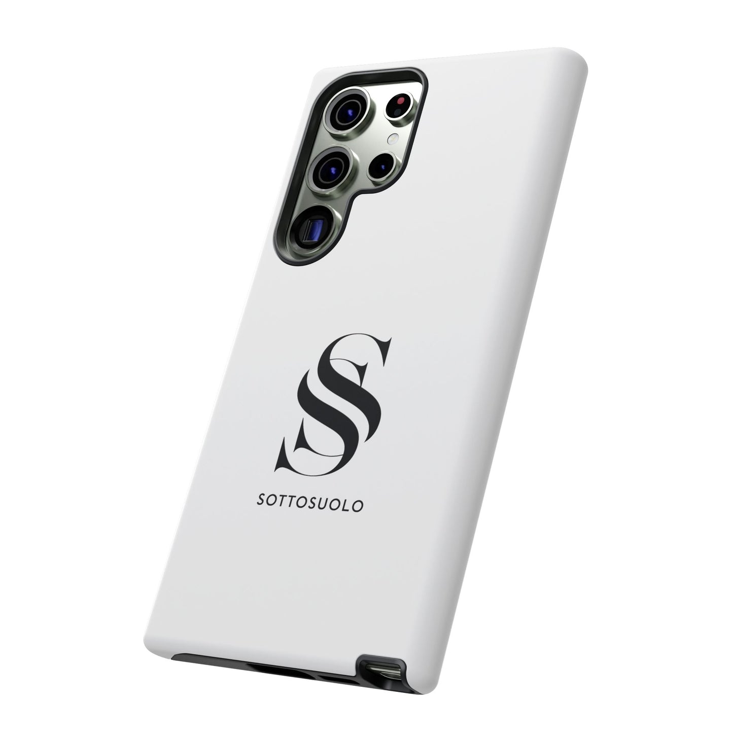 Sleek Phone Case with Monogram, Tough Phone Cover, Customizable Cases, Stylish Gadget Accessory, Gift for Tech Lovers, Modern Design