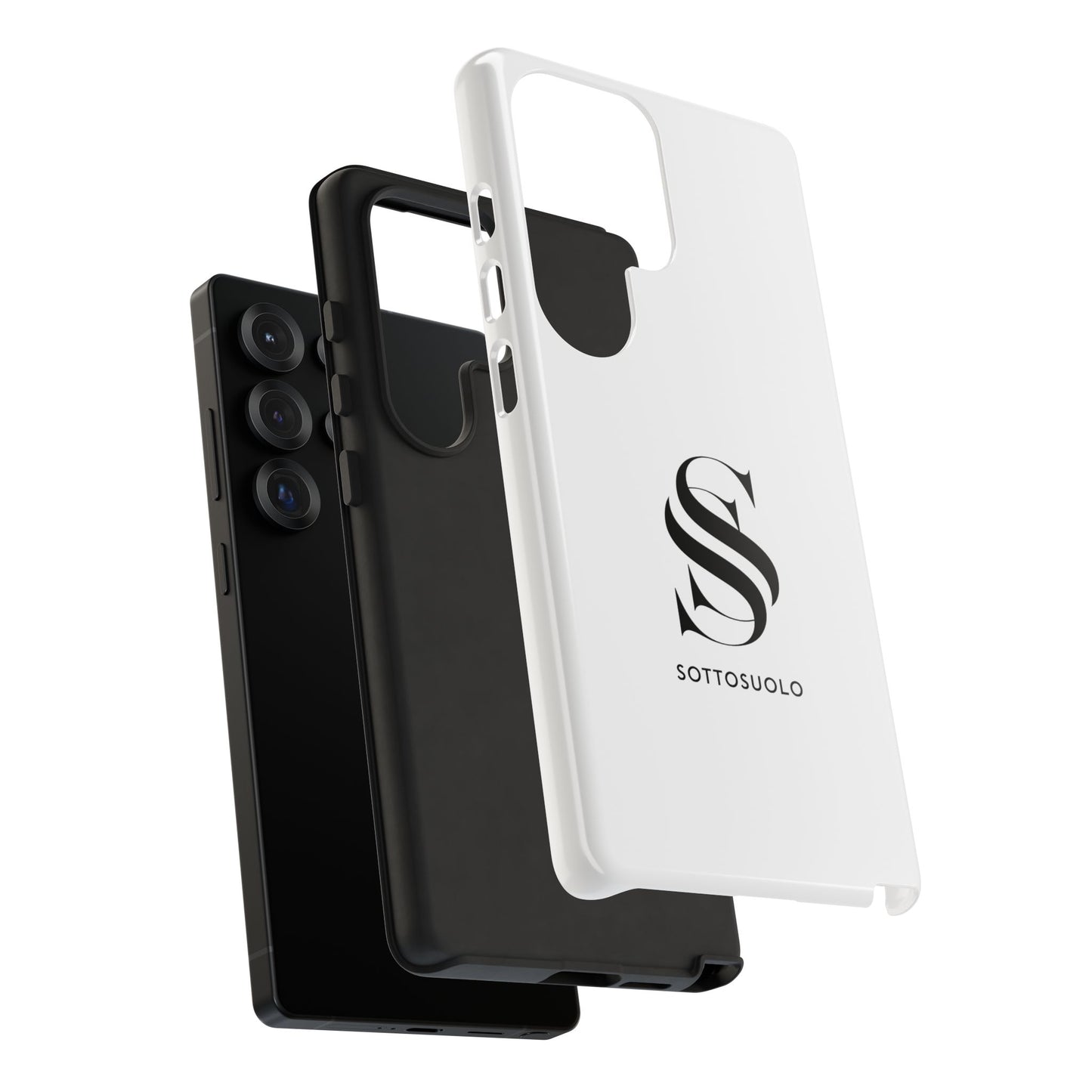Sleek Phone Case with Monogram, Tough Phone Cover, Customizable Cases, Stylish Gadget Accessory, Gift for Tech Lovers, Modern Design