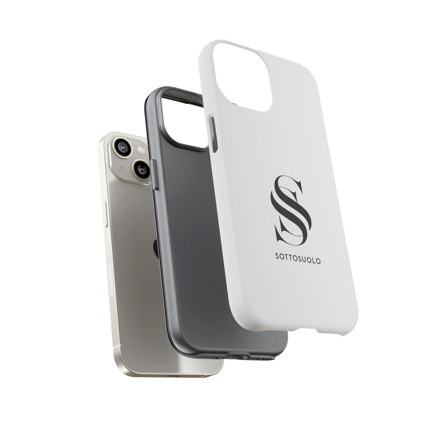 Sleek Phone Case with Monogram, Tough Phone Cover, Customizable Cases, Stylish Gadget Accessory, Gift for Tech Lovers, Modern Design