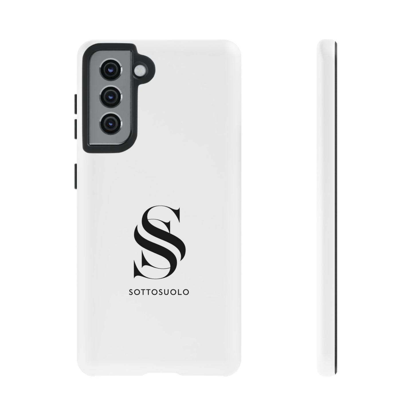 Sleek Phone Case with Monogram, Tough Phone Cover, Customizable Cases, Stylish Gadget Accessory, Gift for Tech Lovers, Modern Design