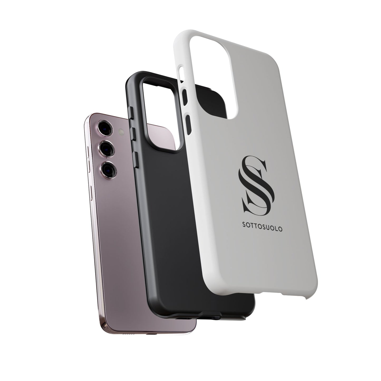 Sleek Phone Case with Monogram, Tough Phone Cover, Customizable Cases, Stylish Gadget Accessory, Gift for Tech Lovers, Modern Design