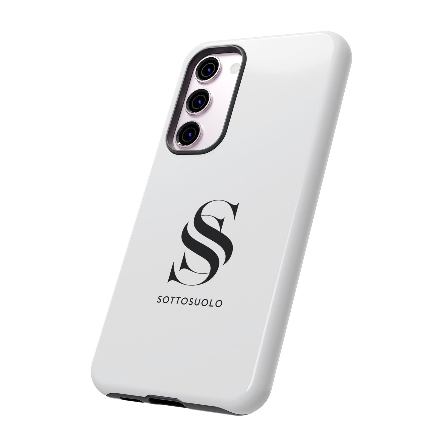 Sleek Phone Case with Monogram, Tough Phone Cover, Customizable Cases, Stylish Gadget Accessory, Gift for Tech Lovers, Modern Design