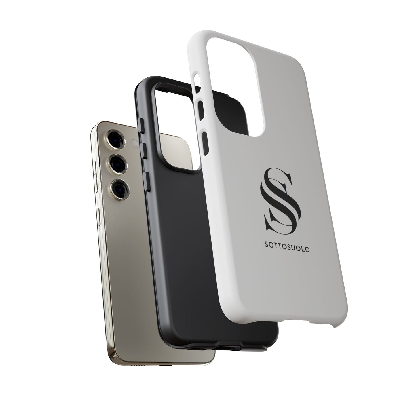Sleek Phone Case with Monogram, Tough Phone Cover, Customizable Cases, Stylish Gadget Accessory, Gift for Tech Lovers, Modern Design