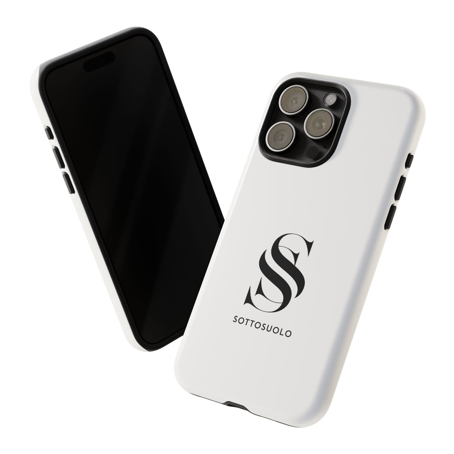 Sleek Phone Case with Monogram, Tough Phone Cover, Customizable Cases, Stylish Gadget Accessory, Gift for Tech Lovers, Modern Design