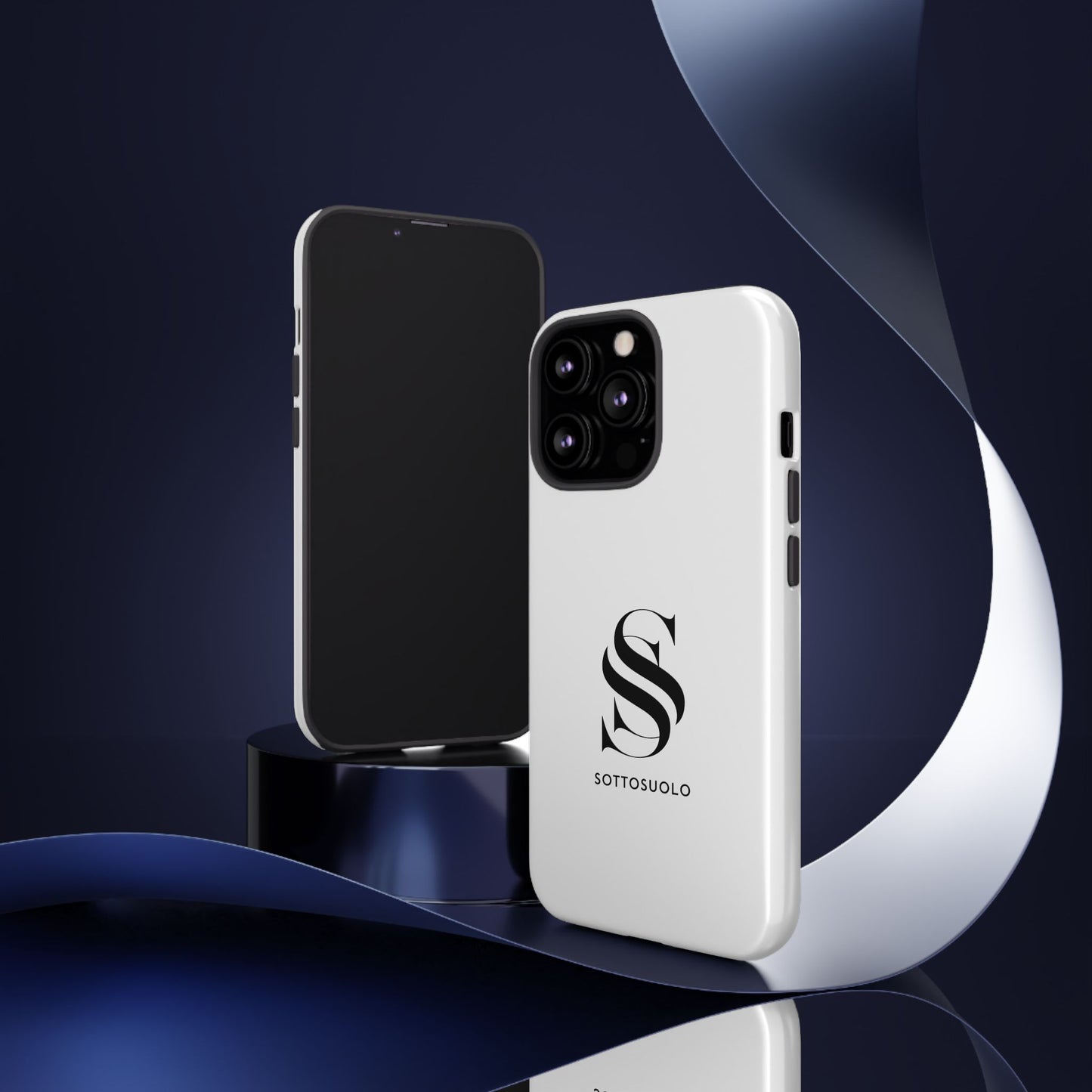 Sleek Phone Case with Monogram, Tough Phone Cover, Customizable Cases, Stylish Gadget Accessory, Gift for Tech Lovers, Modern Design