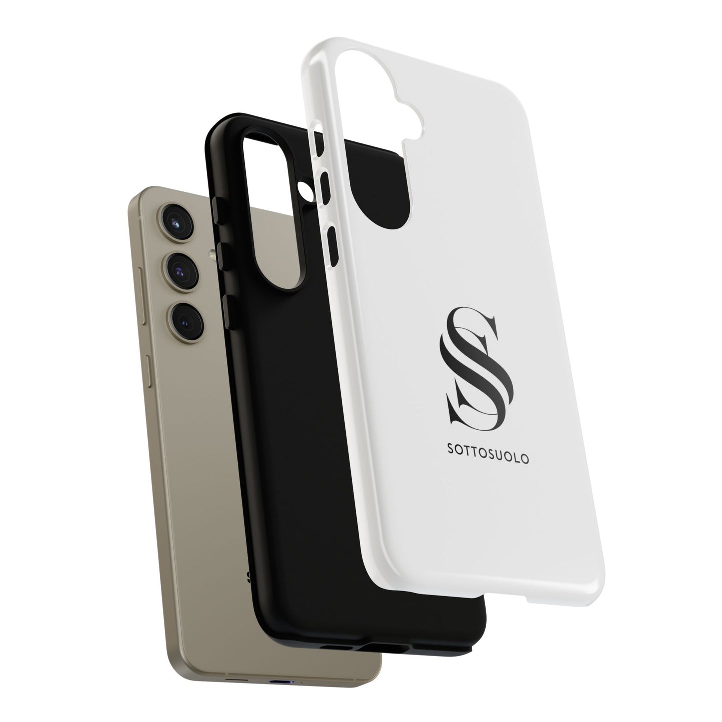 Sleek Phone Case with Monogram, Tough Phone Cover, Customizable Cases, Stylish Gadget Accessory, Gift for Tech Lovers, Modern Design