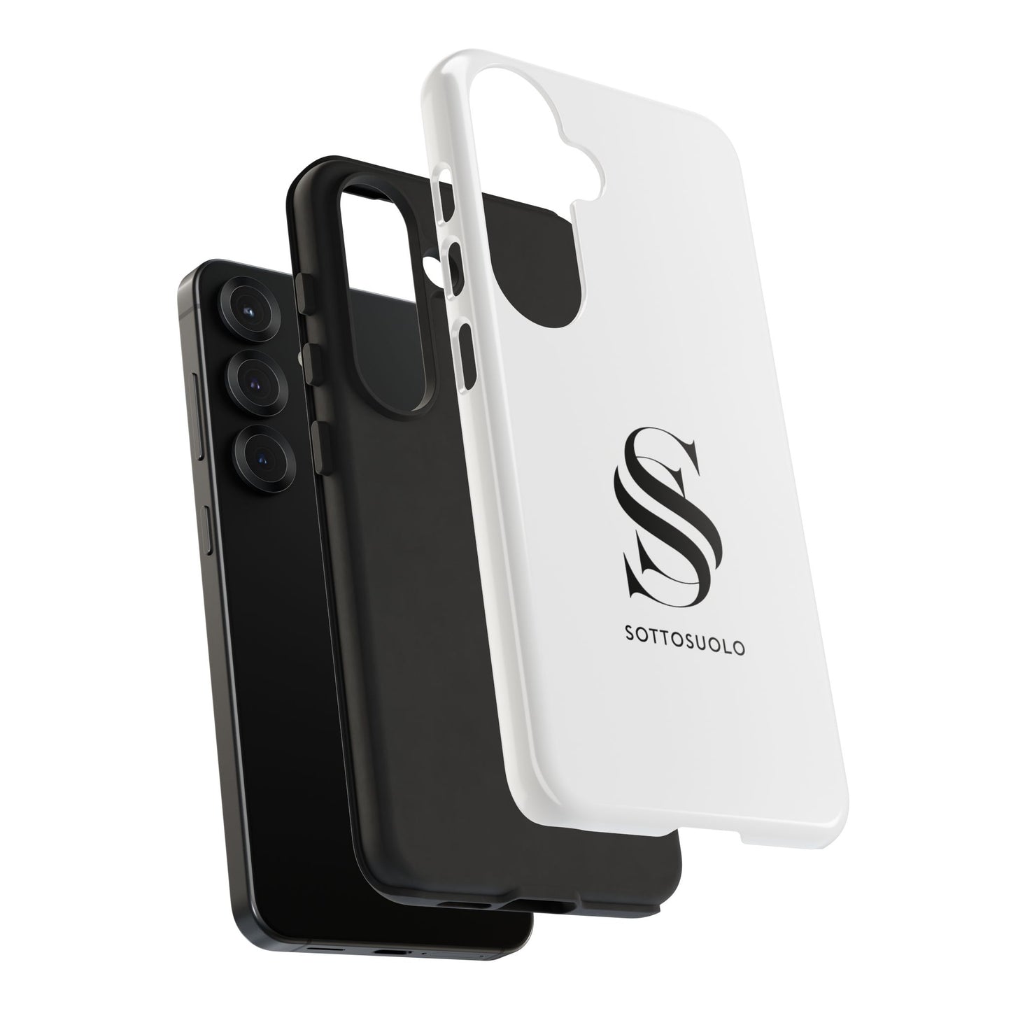 Sleek Phone Case with Monogram, Tough Phone Cover, Customizable Cases, Stylish Gadget Accessory, Gift for Tech Lovers, Modern Design