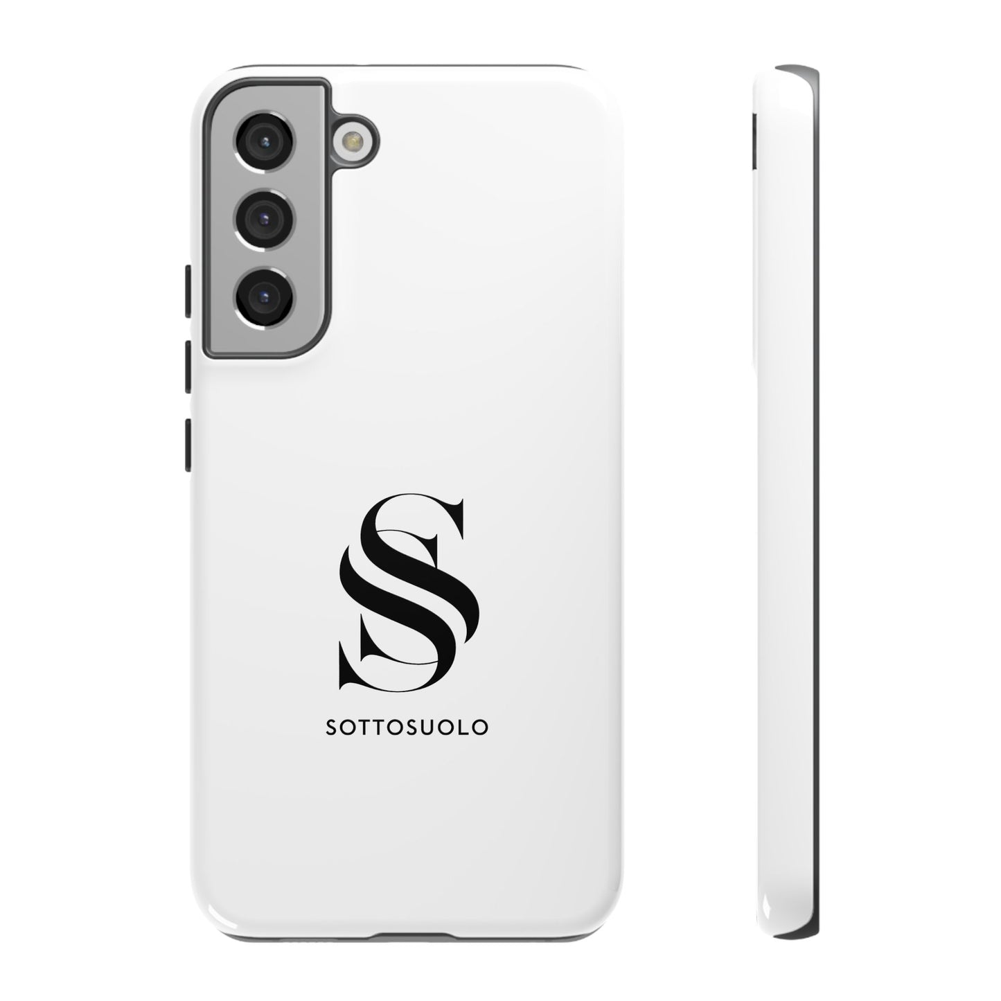 Sleek Phone Case with Monogram, Tough Phone Cover, Customizable Cases, Stylish Gadget Accessory, Gift for Tech Lovers, Modern Design