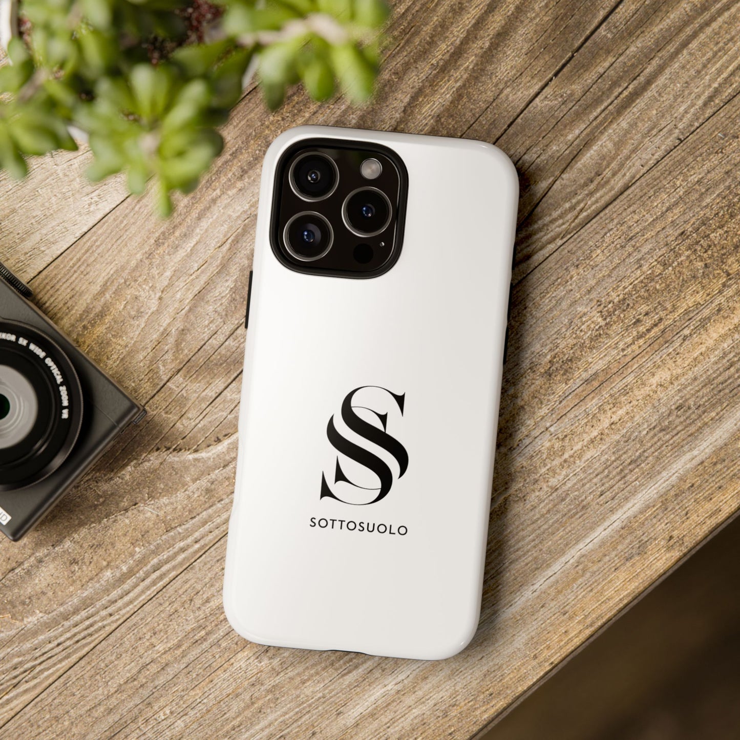 Sleek Phone Case with Monogram, Tough Phone Cover, Customizable Cases, Stylish Gadget Accessory, Gift for Tech Lovers, Modern Design