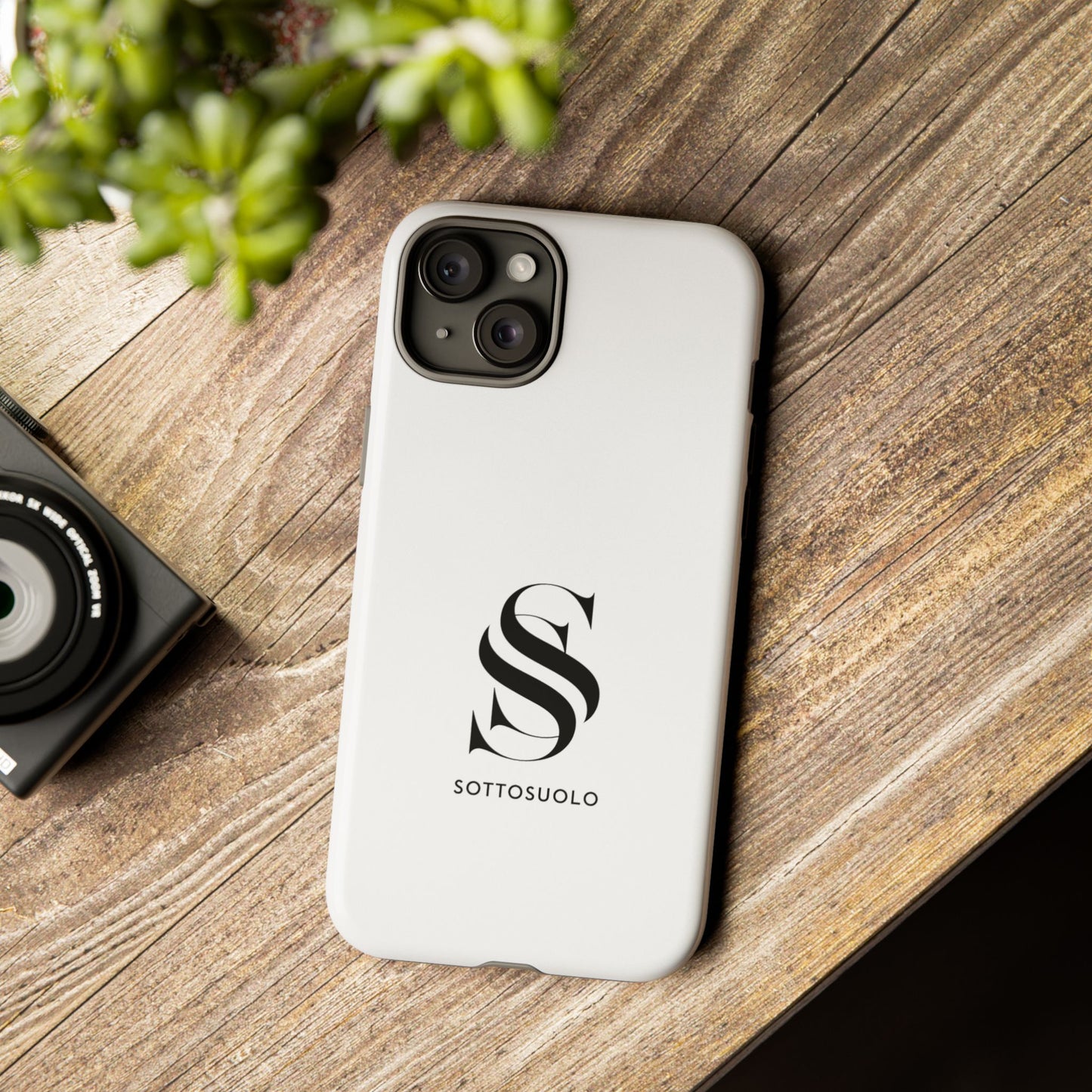 Sleek Phone Case with Monogram, Tough Phone Cover, Customizable Cases, Stylish Gadget Accessory, Gift for Tech Lovers, Modern Design