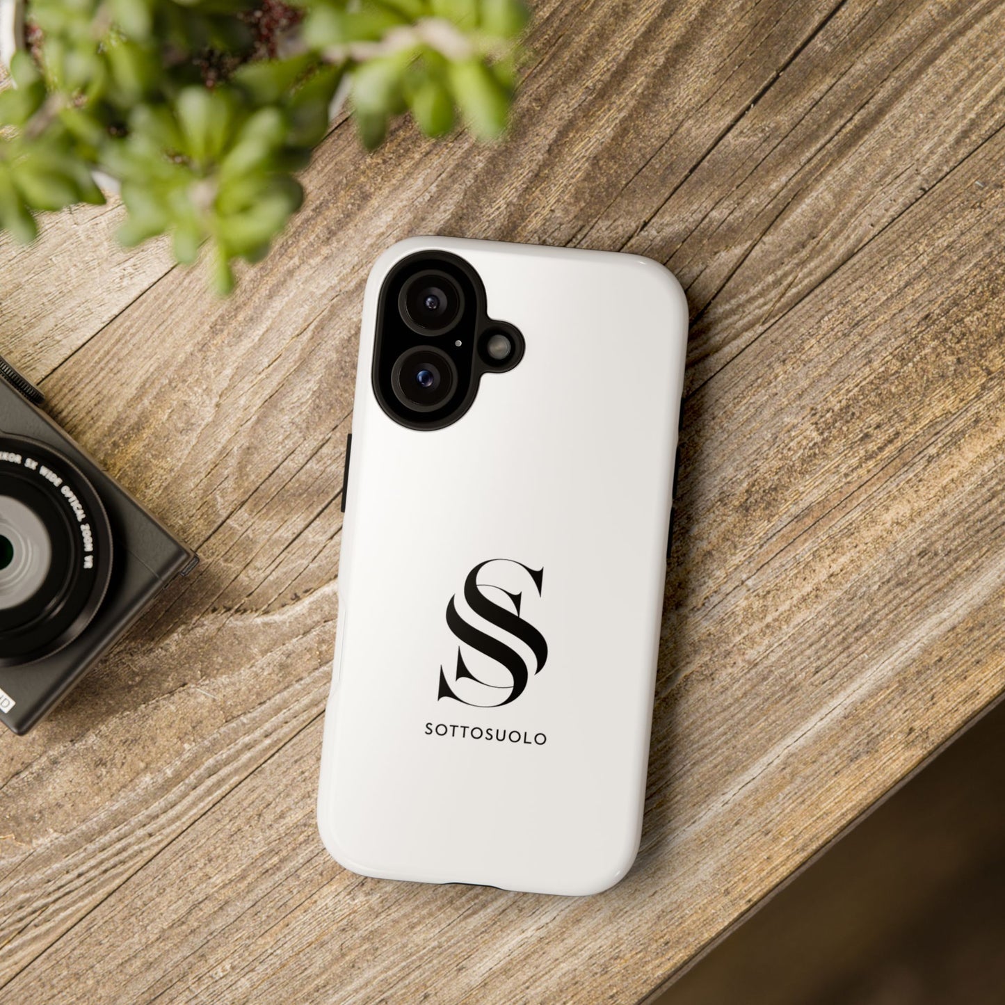 Sleek Phone Case with Monogram, Tough Phone Cover, Customizable Cases, Stylish Gadget Accessory, Gift for Tech Lovers, Modern Design