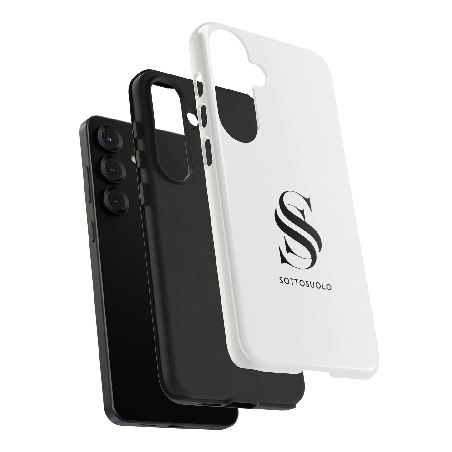 Sleek Phone Case with Monogram, Tough Phone Cover, Customizable Cases, Stylish Gadget Accessory, Gift for Tech Lovers, Modern Design