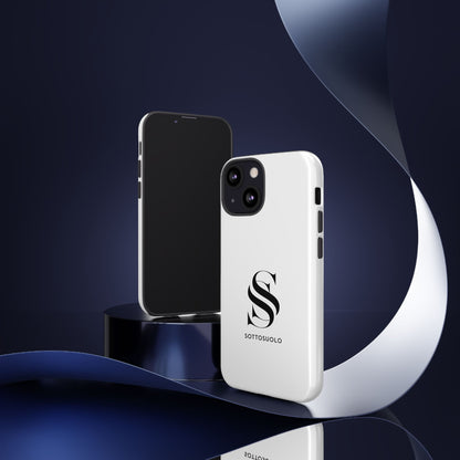 Sleek Phone Case with Monogram, Tough Phone Cover, Customizable Cases, Stylish Gadget Accessory, Gift for Tech Lovers, Modern Design