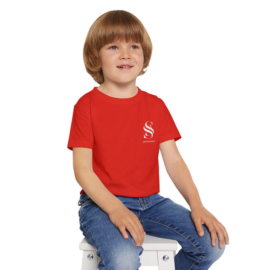 Stylish Toddler T-Shirt with Monochrome Design, Casual Kids Tee, Baby Gift, Everyday Wear, Cute Toddler Apparel