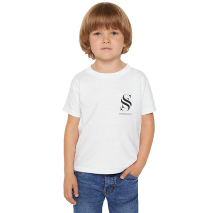 Stylish Toddler T-Shirt with Monochrome Design, Casual Kids Tee, Baby Gift, Everyday Wear, Cute Toddler Apparel