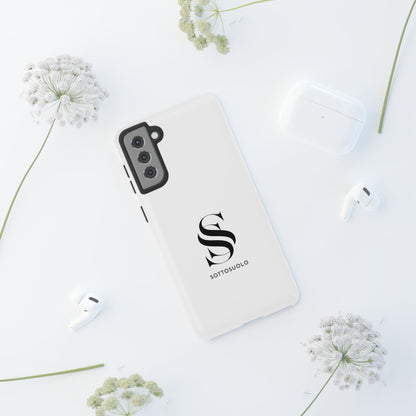 Sleek Phone Case with Monogram, Tough Phone Cover, Customizable Cases, Stylish Gadget Accessory, Gift for Tech Lovers, Modern Design