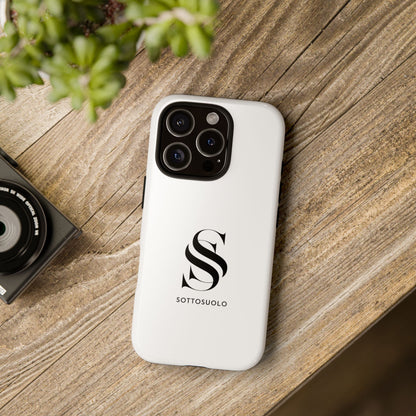 Sleek Phone Case with Monogram, Tough Phone Cover, Customizable Cases, Stylish Gadget Accessory, Gift for Tech Lovers, Modern Design