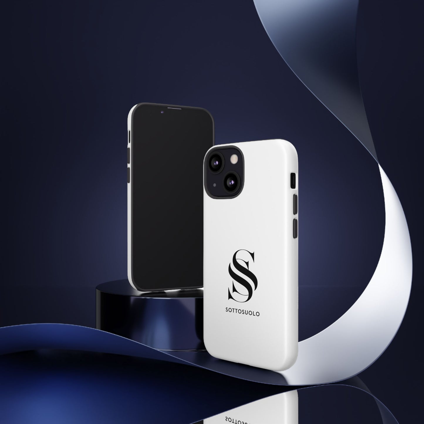 Sleek Phone Case with Monogram, Tough Phone Cover, Customizable Cases, Stylish Gadget Accessory, Gift for Tech Lovers, Modern Design