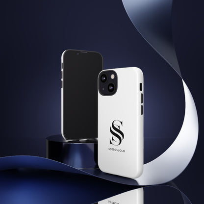 Sleek Phone Case with Monogram, Tough Phone Cover, Customizable Cases, Stylish Gadget Accessory, Gift for Tech Lovers, Modern Design