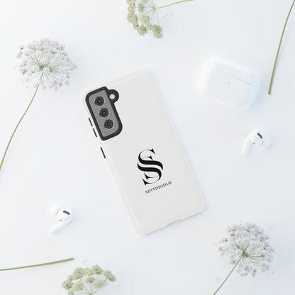 Sleek Phone Case with Monogram, Tough Phone Cover, Customizable Cases, Stylish Gadget Accessory, Gift for Tech Lovers, Modern Design