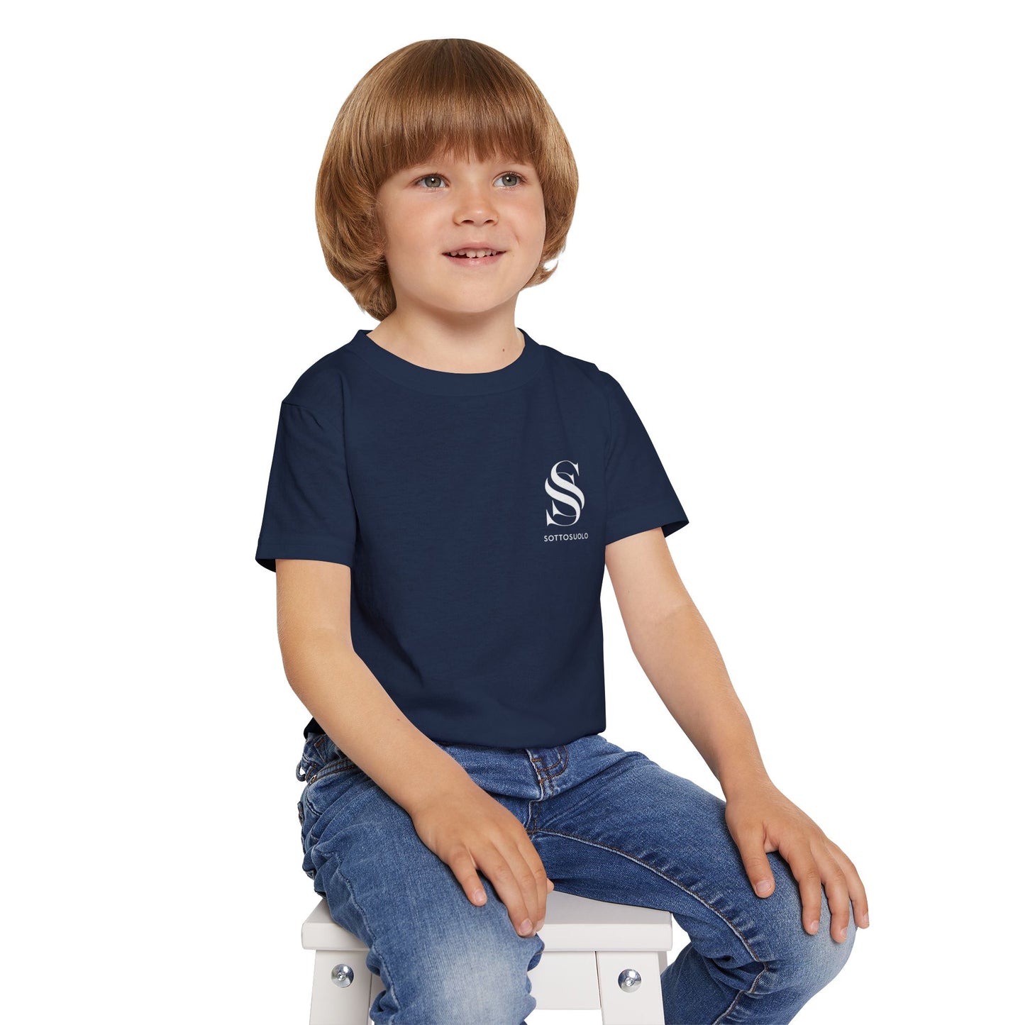 Stylish Toddler T-Shirt with Monochrome Design, Casual Kids Tee, Baby Gift, Everyday Wear, Cute Toddler Apparel