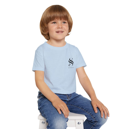 Stylish Toddler T-Shirt with Monochrome Design, Casual Kids Tee, Baby Gift, Everyday Wear, Cute Toddler Apparel